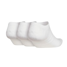 Adidas No Show pánské ponožky, bílé, 3 páry