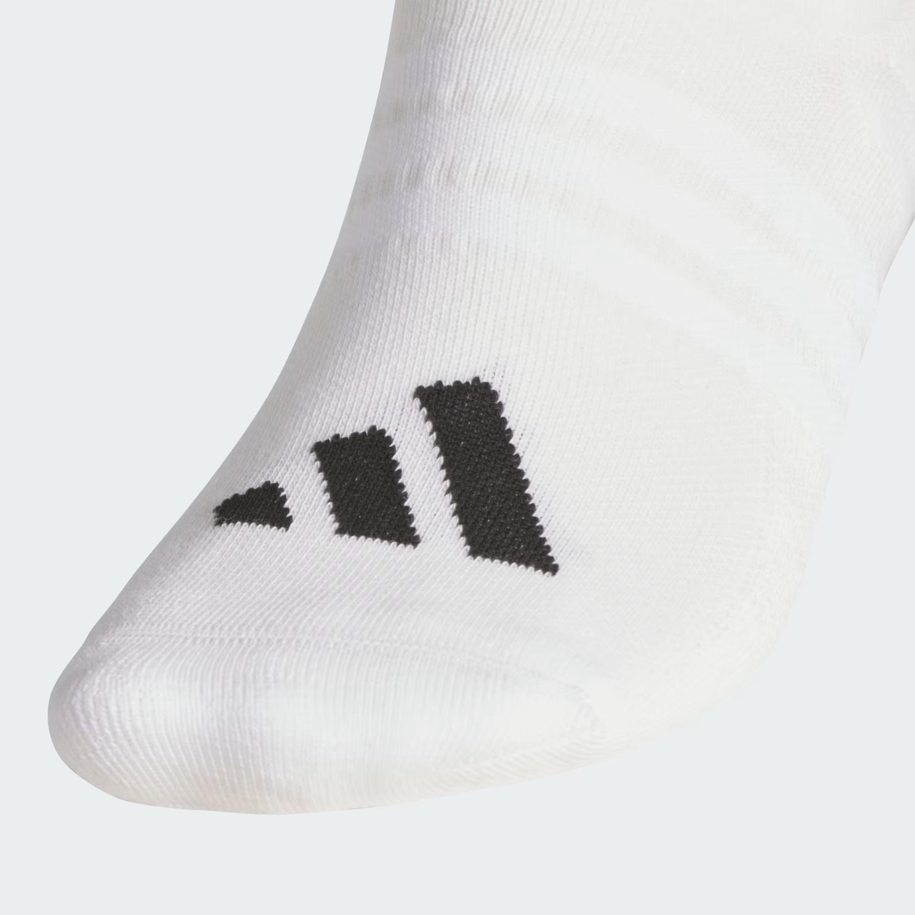 Adidas No Show pánské ponožky, mix barev, 3páry