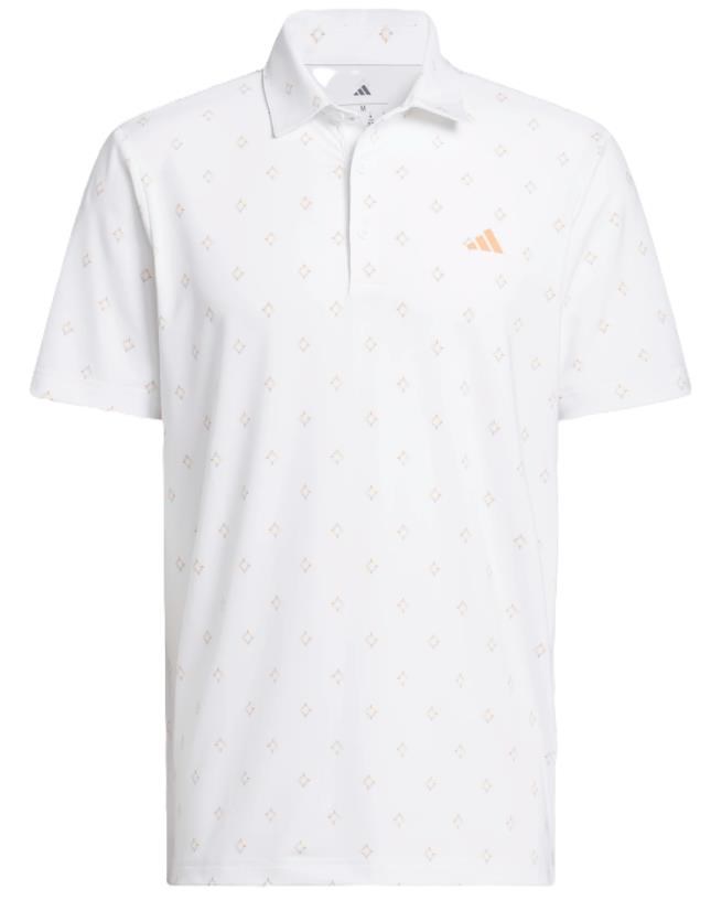 Adidas Ultimate365 Essence Print pánské polo, bílé