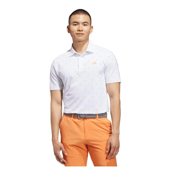 Adidas Ultimate365 Essence Print pánské polo, bílé