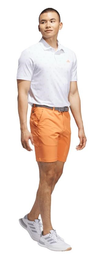 Adidas Ultimate365 Essence Print pánské polo, bílé