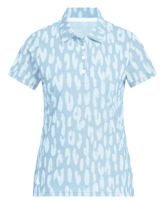 Adidas Ultimate365 Jacquard dámské polo, modro/bílé