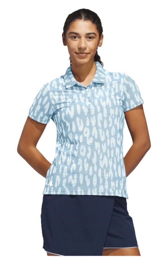 Adidas Ultimate365 Jacquard dámské polo, modro/bílé