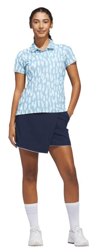 Adidas Ultimate365 Jacquard dámské polo, modro/bílé