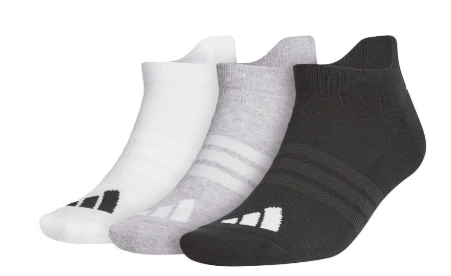 Adidas Tour Ankle pánské ponožky, 3 páry, bílé/šedé/černé