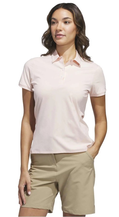 Adidas Ultimate365 Tour Twistknit dámské polo, růžové