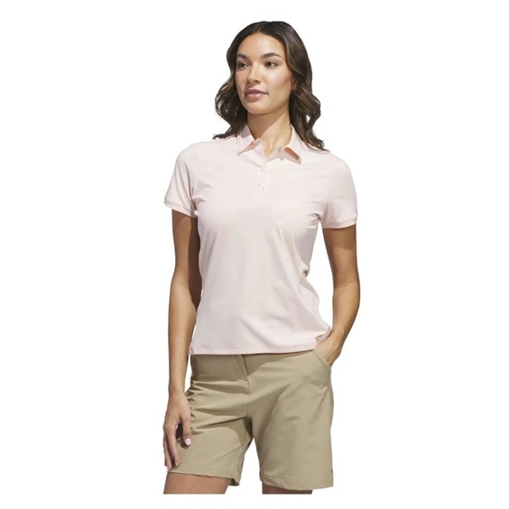 Adidas Ultimate365 Tour Twistknit dámské polo, růžové