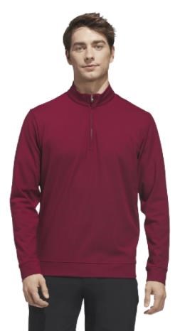 Adidas Ultimate365 Classic Quarter-Zip pánská mikina, burgundy
