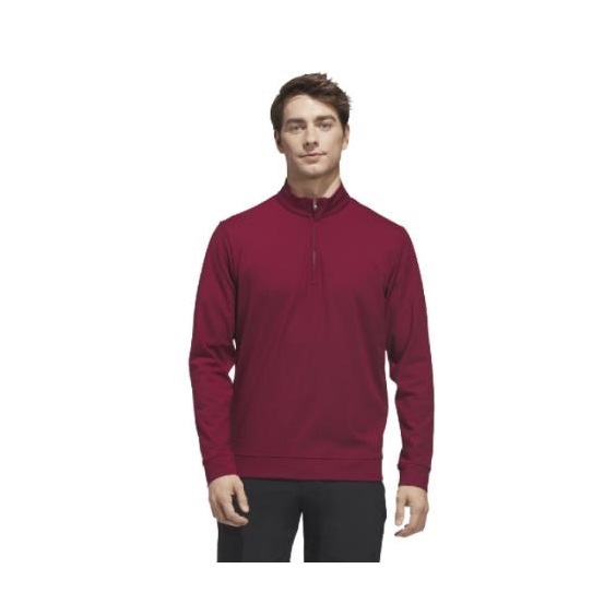 Adidas Ultimate365 Classic Quarter-Zip pánská mikina, burgundy