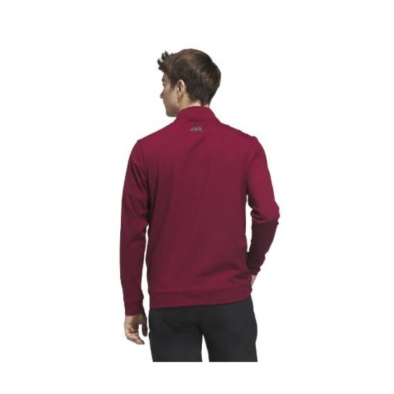Adidas Ultimate365 Classic Quarter-Zip pánská mikina, burgundy