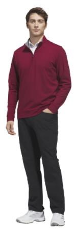 Adidas Ultimate365 Classic Quarter-Zip pánská mikina, burgundy