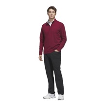 Adidas Ultimate365 Classic Quarter-Zip pánská mikina, burgundy