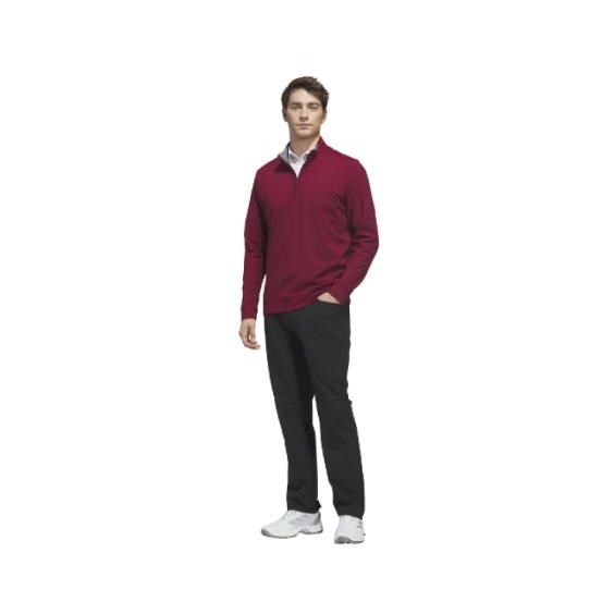 Adidas Ultimate365 Classic Quarter-Zip pánská mikina, burgundy