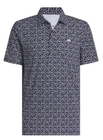 Adidas Ultimate+ Print pánské polo, tmavě modro/bílé