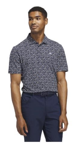 Adidas Ultimate+ Print pánské polo, tmavě modro/bílé