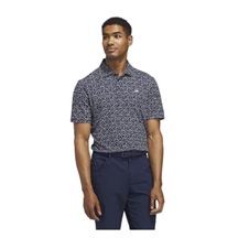 Adidas Ultimate+ Print pánské polo, tmavě modro/bílé