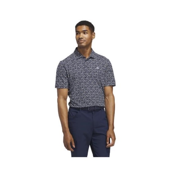 Adidas Ultimate+ Print pánské polo, tmavě modro/bílé