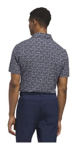Adidas Ultimate+ Print pánské polo, tmavě modro/bílé