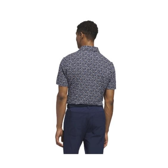 Adidas Ultimate+ Print pánské polo, tmavě modro/bílé
