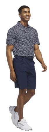 Adidas Ultimate+ Print pánské polo, tmavě modro/bílé