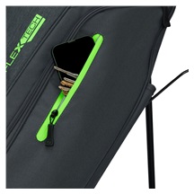TaylorMade FlexTech stand bag, šedo/neon zelený