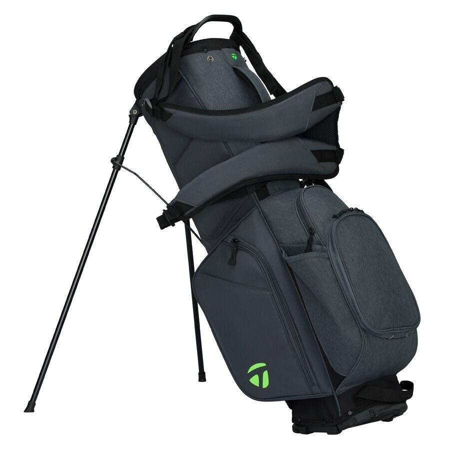 TaylorMade FlexTech stand bag, šedo/neon zelený