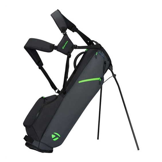 TaylorMade Flextech Carry stand bag, šedo/černo/neon zelený