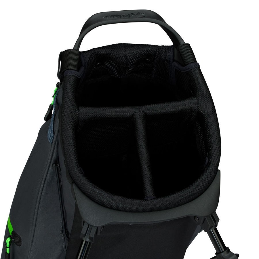 TaylorMade Flextech Carry stand bag, šedo/černo/neon zelený
