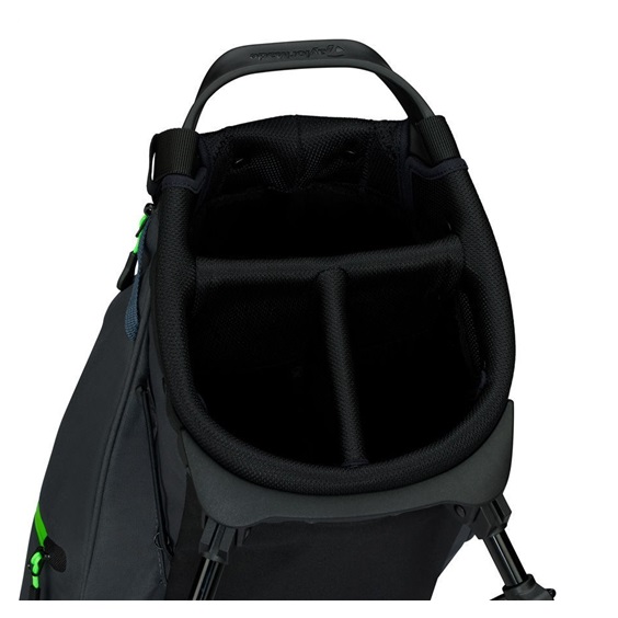 TaylorMade Flextech Carry stand bag, šedo/černo/neon zelený