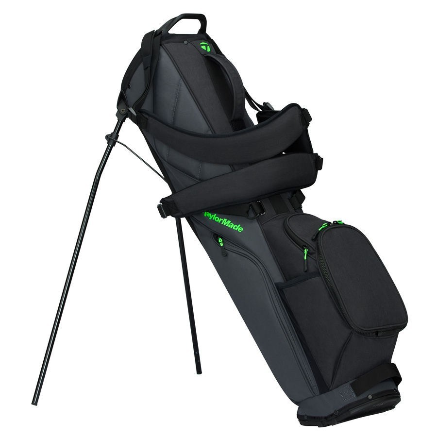 TaylorMade Flextech Carry stand bag, šedo/černo/neon zelený
