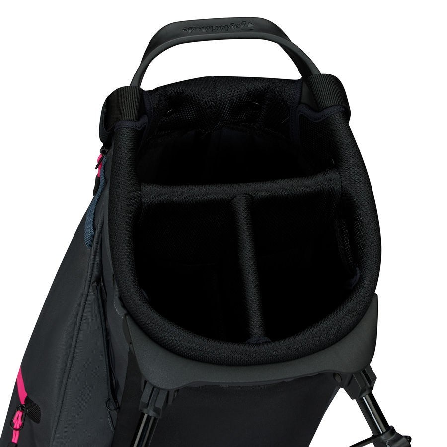 TaylorMade Flextech Carry stand bag, šedo/neon růžový
