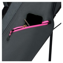 TaylorMade Flextech Carry stand bag, šedo/neon růžový