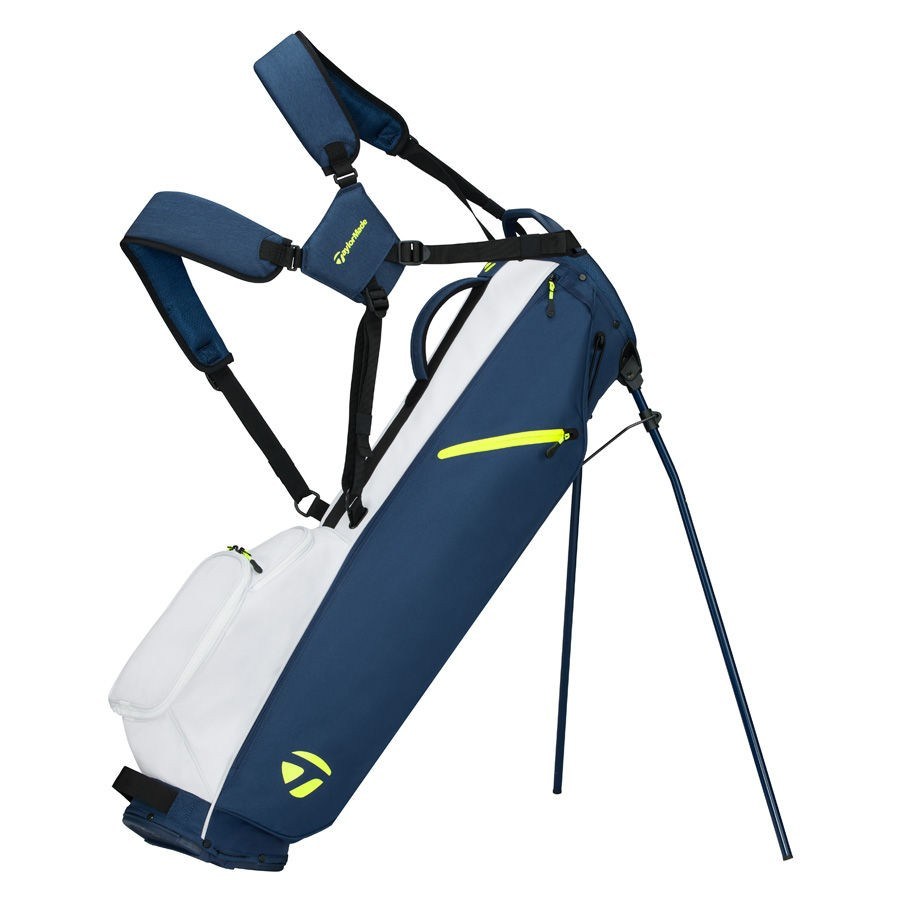 TaylorMade Flextech Carry stand bag, modro/bílo/limetkový