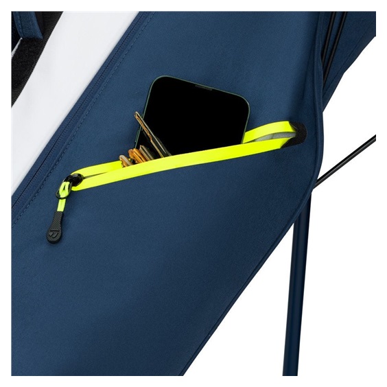 TaylorMade Flextech Carry stand bag, modro/bílo/limetkový