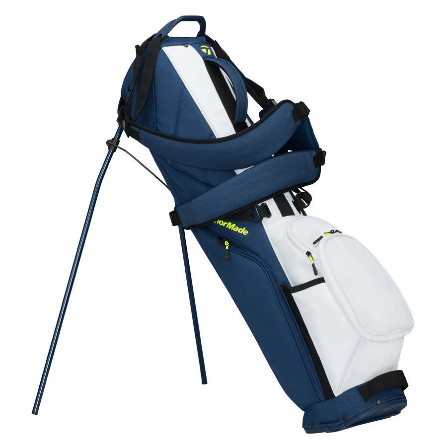 TaylorMade Flextech Carry stand bag, modro/bílo/limetkový