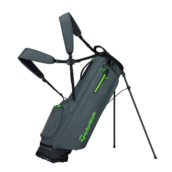 TaylorMade FlexTech Super Lite stand bag, šedo/neon zelený
