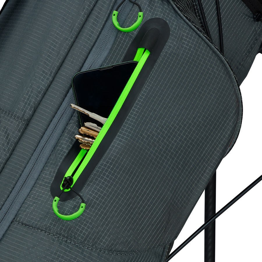TaylorMade FlexTech Super Lite stand bag, šedo/neon zelený