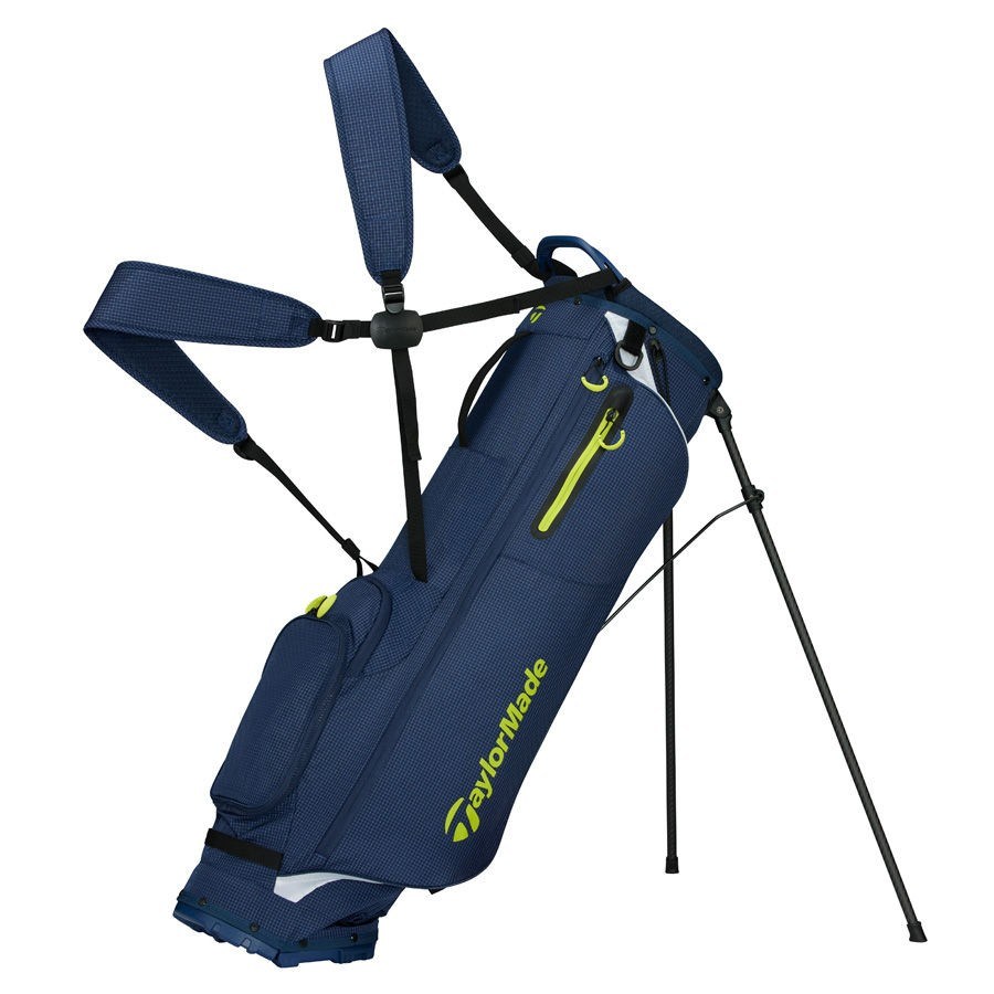 TaylorMade FlexTech Super Lite stand bag, tmavě modro/bílo/neon limetkový