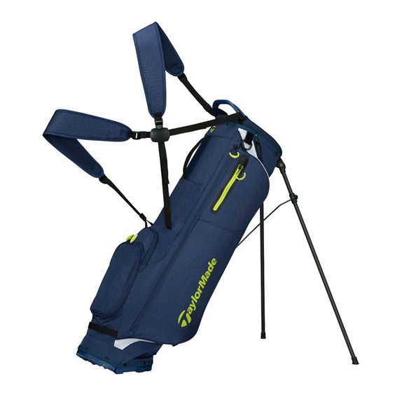 TaylorMade FlexTech Super Lite stand bag, tmavě modro/bílo/neon limetkový