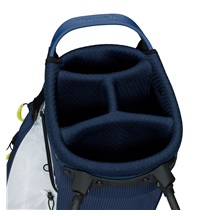 TaylorMade FlexTech Super Lite stand bag, tmavě modro/bílo/neon limetkový