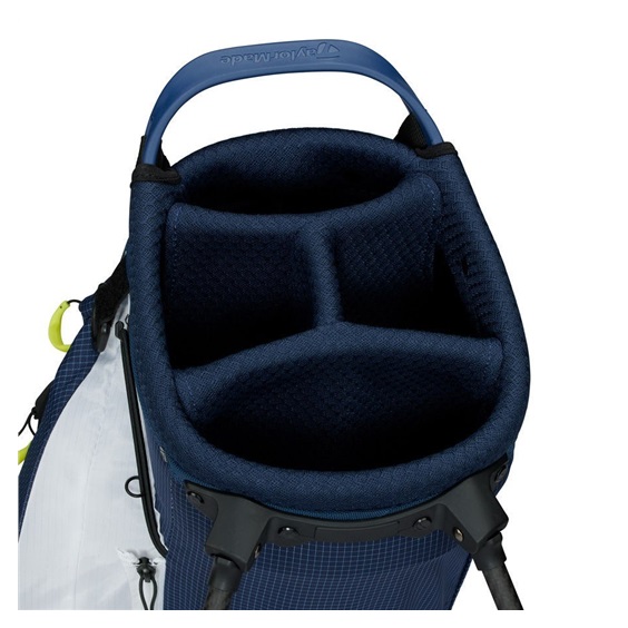 TaylorMade FlexTech Super Lite stand bag, tmavě modro/bílo/neon limetkový