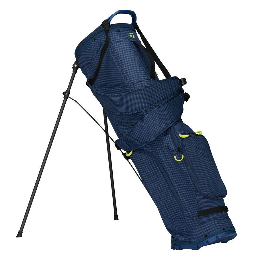 TaylorMade FlexTech Super Lite stand bag, tmavě modro/bílo/neon limetkový