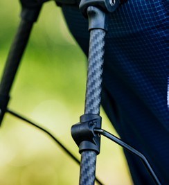 TaylorMade FlexTech Super Lite stand bag, tmavě modro/bílo/neon limetkový