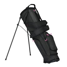 TaylorMade FlexTech Super Lite stand bag, černý/neon růžový