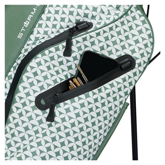 TaylorMade Storm-Dry Waterproof stand bag, heritage icon dark sage