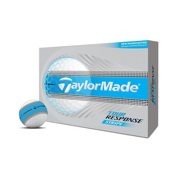 TaylorMade Tour Response Stripe Blue golfové míče