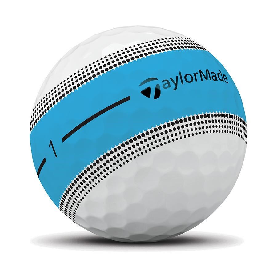 TaylorMade Tour Response Stripe golfové míčky, neon multi