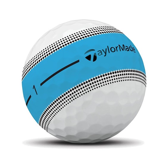 TaylorMade Tour Response Stripe golfové míčky, neon multi