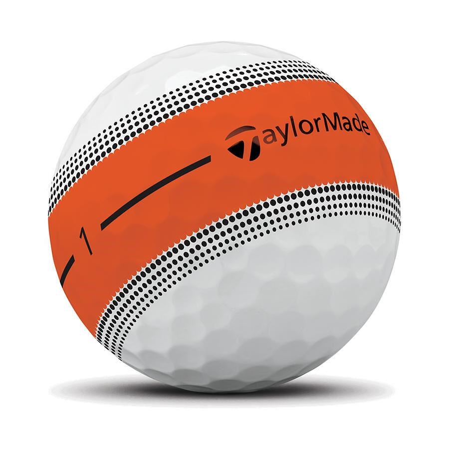 TaylorMade Tour Response Stripe golfové míčky, neon multi