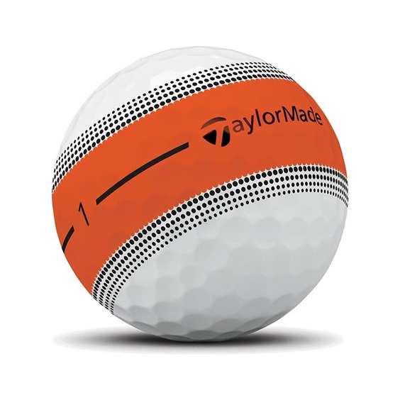 TaylorMade Tour Response Stripe golfové míčky, neon multi
